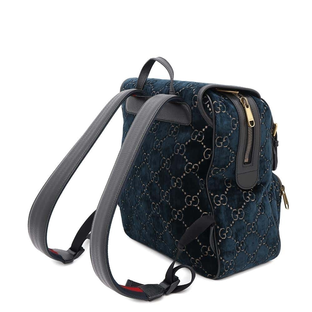 Gucci Velvet Bag GG Rucksack Daypack Backpack